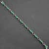 Natural Emerald,Diamond  925 Sterling Silver Bracelet | Save 33% - Rajasthan Living 10