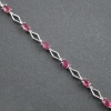 Natural Ruby,Diamond  925 Sterling Silver Bracelet | Save 33% - Rajasthan Living 9