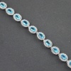 Natural Blue Topaz,cz  925 Sterling Silver Bracelet | Save 33% - Rajasthan Living 9