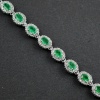 Natural Emerald,cz  925 Sterling Silver Bracelet | Save 33% - Rajasthan Living 9