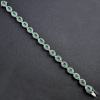 Natural Emerald,cz  925 Sterling Silver Bracelet | Save 33% - Rajasthan Living 10