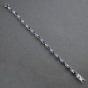 Natural Sapphire, cz  925 Sterling Silver Bracelet | Save 33% - Rajasthan Living 10