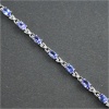 Natural Tenzanite/Zircon  925 Sterling Silver Bracelet | Save 33% - Rajasthan Living 9