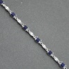 Natural Sapphire, cz  925 Sterling Silver Bracelet | Save 33% - Rajasthan Living 9