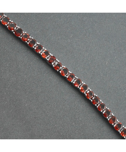 Natural Garnet  925 Sterling Silver Bracelet | Save 33% - Rajasthan Living 3
