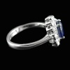 Natural 925 Sterling Silver Sapphire, White cz Oval Ring | Save 33% - Rajasthan Living 9