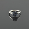 Natural 925 Sterling Silver Natural Sapphire  Round Ring | Save 33% - Rajasthan Living 15