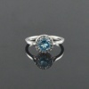 Natural 925  Sterling Silver Blue Topaz Round Ring | Save 33% - Rajasthan Living 14
