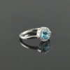 Natural 925  Sterling Silver Blue Topaz Round Ring | Save 33% - Rajasthan Living 20