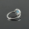 Natural 925  Sterling Silver Blue Topaz Round Ring | Save 33% - Rajasthan Living 18