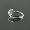 Natural 925  Sterling Silver Blue Topaz Round Ring | Save 33% - Rajasthan Living 16