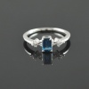 Natural 925 Sterling Silver London Blue Topaz/Zircon Octagon Ring | Save 33% - Rajasthan Living 14