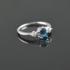 Natural 925 Sterling Silver London Blue Topaz/Zircon Octagon Ring | Save 33% - Rajasthan Living 22