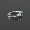Natural 925 Sterling Silver London Blue Topaz/Zircon Octagon Ring | Save 33% - Rajasthan Living 21