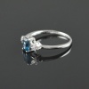 Natural 925 Sterling Silver London Blue Topaz/Zircon Octagon Ring | Save 33% - Rajasthan Living 17