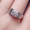 Moissanite Ring,Moissanite Men’s Rings,1/2/3 Carats Gemstone, D Color VVS Moissanite Engagement Ring,Gift For Men,Gift For Father | Save 33% - Rajasthan Living 13