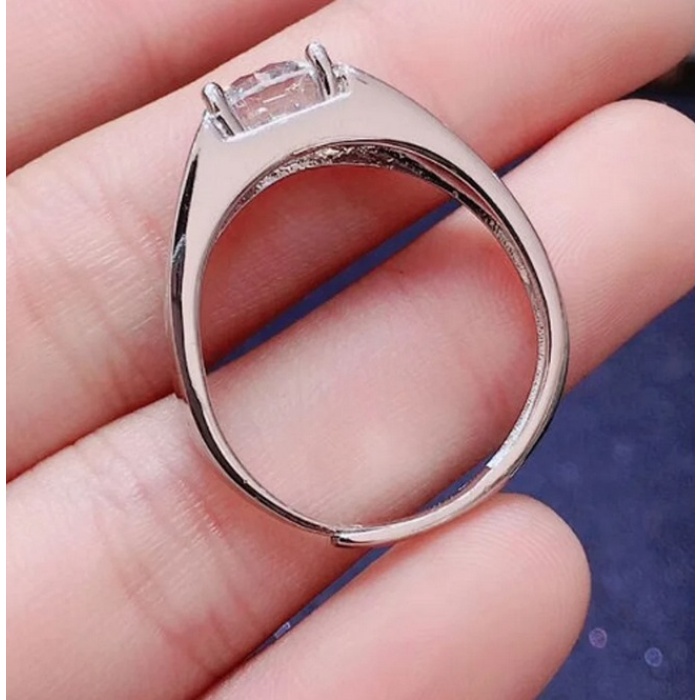 Moissanite Ring,Moissanite Men’s Rings,1/2/3 Carats Gemstone, D Color VVS Moissanite Engagement Ring,Gift For Men,Gift For Father | Save 33% - Rajasthan Living 7