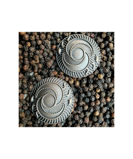 Victorian Vint German Silver Oxidised Studs Earring | Save 33% - Rajasthan Living