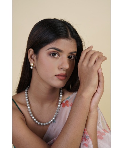 Dark Grey Pearl Jewelry Set | Save 33% - Rajasthan Living