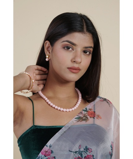 Powder Pink Pearl Jewelry Set | Save 33% - Rajasthan Living