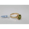 18 Kt Yellow Gold Ring With Real Green Peridot Gemstone | Save 33% - Rajasthan Living 17