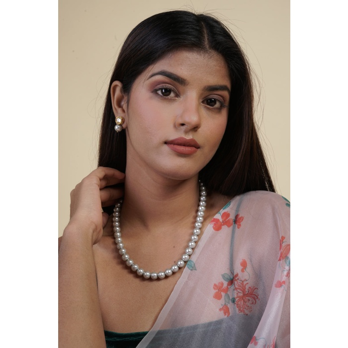 Dark Grey Pearl Jewelry Set | Save 33% - Rajasthan Living 6