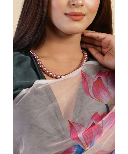 Plum Metallic Pearl Jewellery Set | Save 33% - Rajasthan Living 3