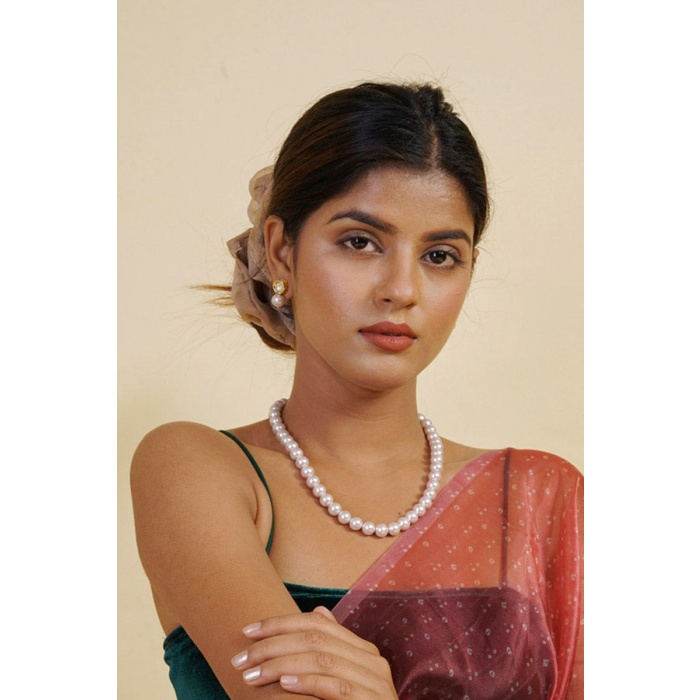 Mauve Pink Pearl Jewelry Set | Save 33% - Rajasthan Living 6