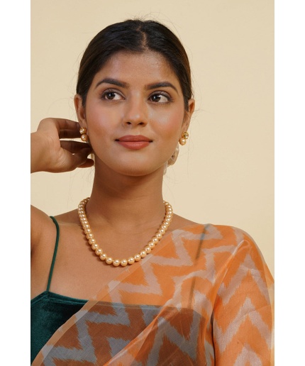 Apricot Pearl Jewelry Set | Save 33% - Rajasthan Living 3