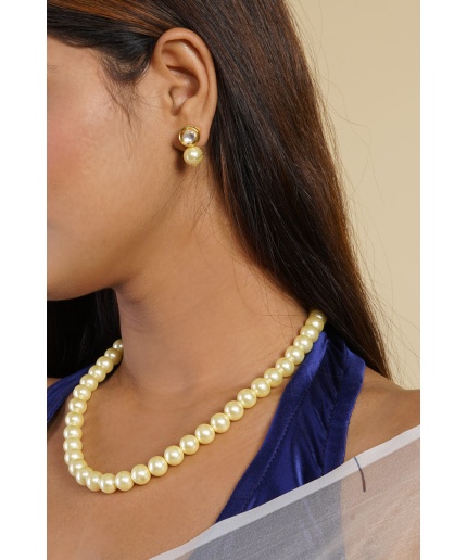 Vintage Golden Pearl Jewelry Set | Save 33% - Rajasthan Living 3