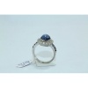 18 Kt White Gold Ringn, Real Star Blue Sapphire & Diamonds | Save 33% - Rajasthan Living 18