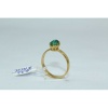 18 Kt Yellow Gold Ring Natural Cabochon Emerald Gemstone Women’s | Save 33% - Rajasthan Living 15