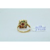 18 Kt Yellow Gold Ring, Navratana 9 Precious Gemstone | Save 33% - Rajasthan Living 24