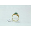 18Kt Yellow Gold Ring Natural Carved Emerald Stones Diamond | Save 33% - Rajasthan Living 17