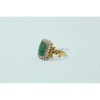 18Kt Yellow Gold Ring Natural Carved Emerald Stones Diamond | Save 33% - Rajasthan Living 19