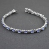 Natural Tenzanite,Diamond 925 Sterling Silver Bracelet | Save 33% - Rajasthan Living 8