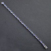 Natural Tenzanite,Diamond 925 Sterling Silver Bracelet | Save 33% - Rajasthan Living 10
