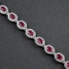 Natural Ruby,cz  925 Sterling Silver Bracelet | Save 33% - Rajasthan Living 9
