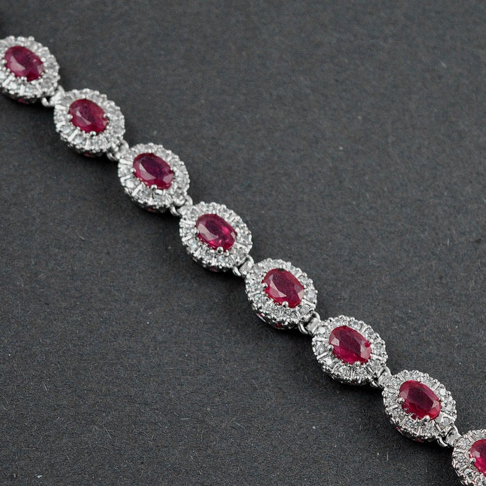 Natural Ruby,cz  925 Sterling Silver Bracelet | Save 33% - Rajasthan Living 6
