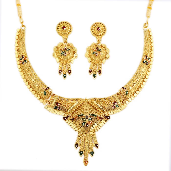 Gold-Plated Brass  Necklace | Save 33% - Rajasthan Living 5