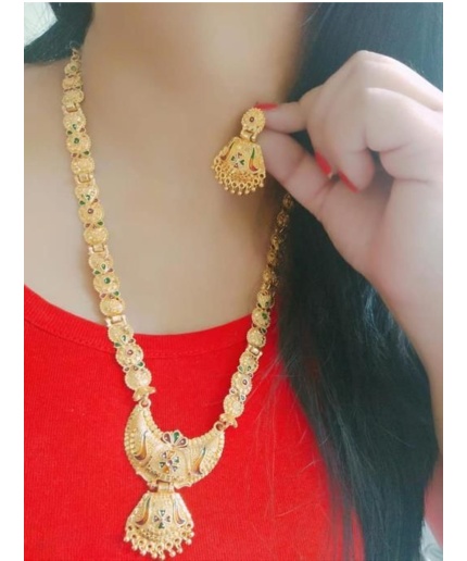Gold-Plated Brass  Necklace | Save 33% - Rajasthan Living