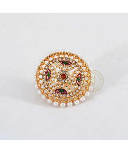 Gold-Plated Brass Ring | Save 33% - Rajasthan Living