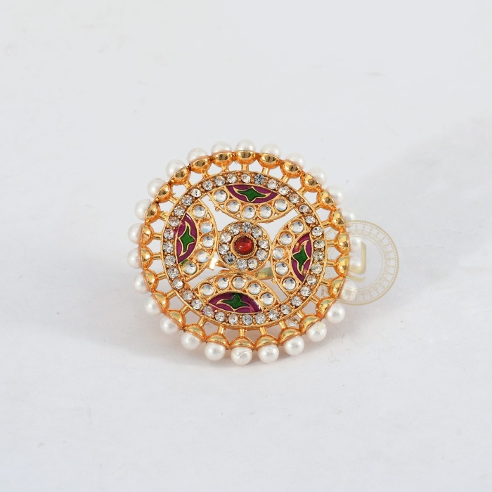 Gold-Plated Brass Ring | Save 33% - Rajasthan Living 5