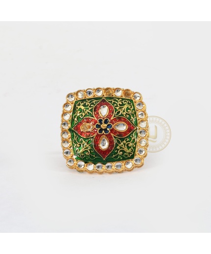 Gold-Plated Brass Ring | Save 33% - Rajasthan Living