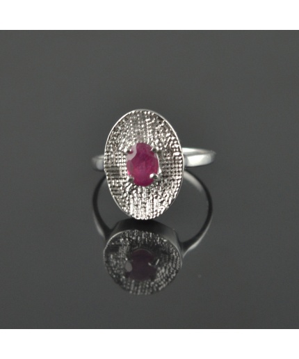 Natural Ruby 925 Sterling Silver Ring Set | Save 33% - Rajasthan Living 3