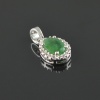 Natural Emerald, Zircon 925 Sterling Silver Ring Set | Save 33% - Rajasthan Living 12