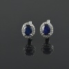 Natural Deffuse Sapphire/Zircon 925 Sterling Silver Ring Set | Save 33% - Rajasthan Living 17