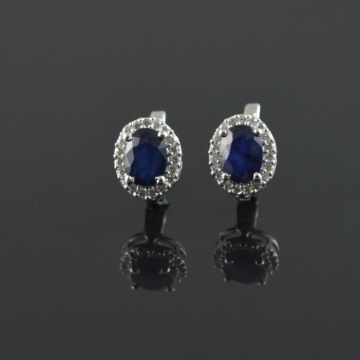 Natural Deffuse Sapphire/Zircon 925 Sterling Silver Ring Set | Save 33% - Rajasthan Living 10