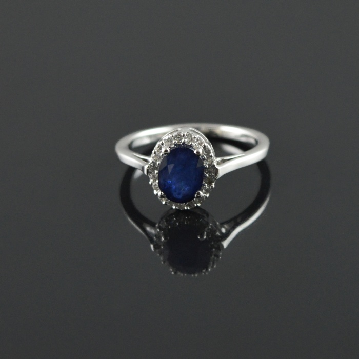 Natural Deffuse Sapphire/Zircon 925 Sterling Silver Ring Set | Save 33% - Rajasthan Living 8
