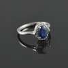 Natural Deffuse Sapphire/Zircon 925 Sterling Silver Ring Set | Save 33% - Rajasthan Living 14